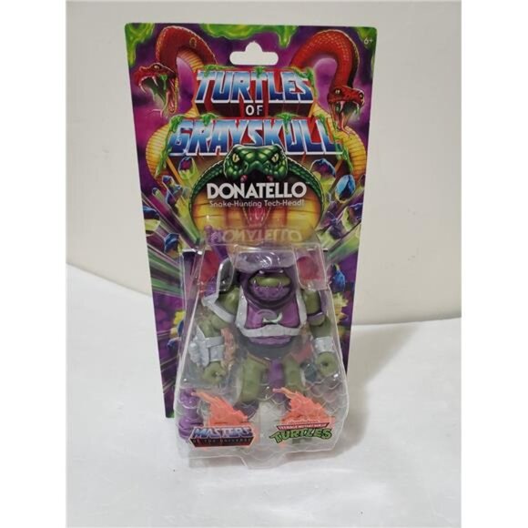 Masters of the Universe Turtles of Grayskull Origins Donatello Reptile Wars Toys - Picture 1 of 7